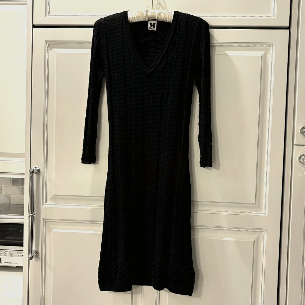 Missoni Black Long Sleeve Knit Dress size 42/6 - worn once!!!